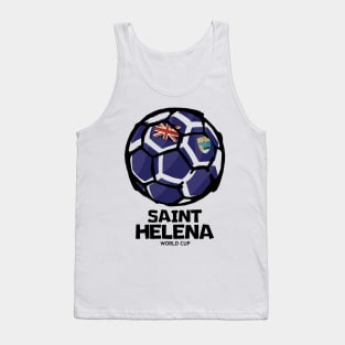 Saint Helena Football Country Flag Tank Top